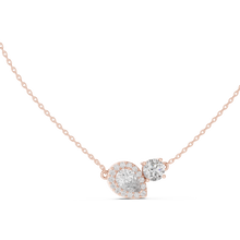 Load image into Gallery viewer, Toi et Moi Halo Pendant