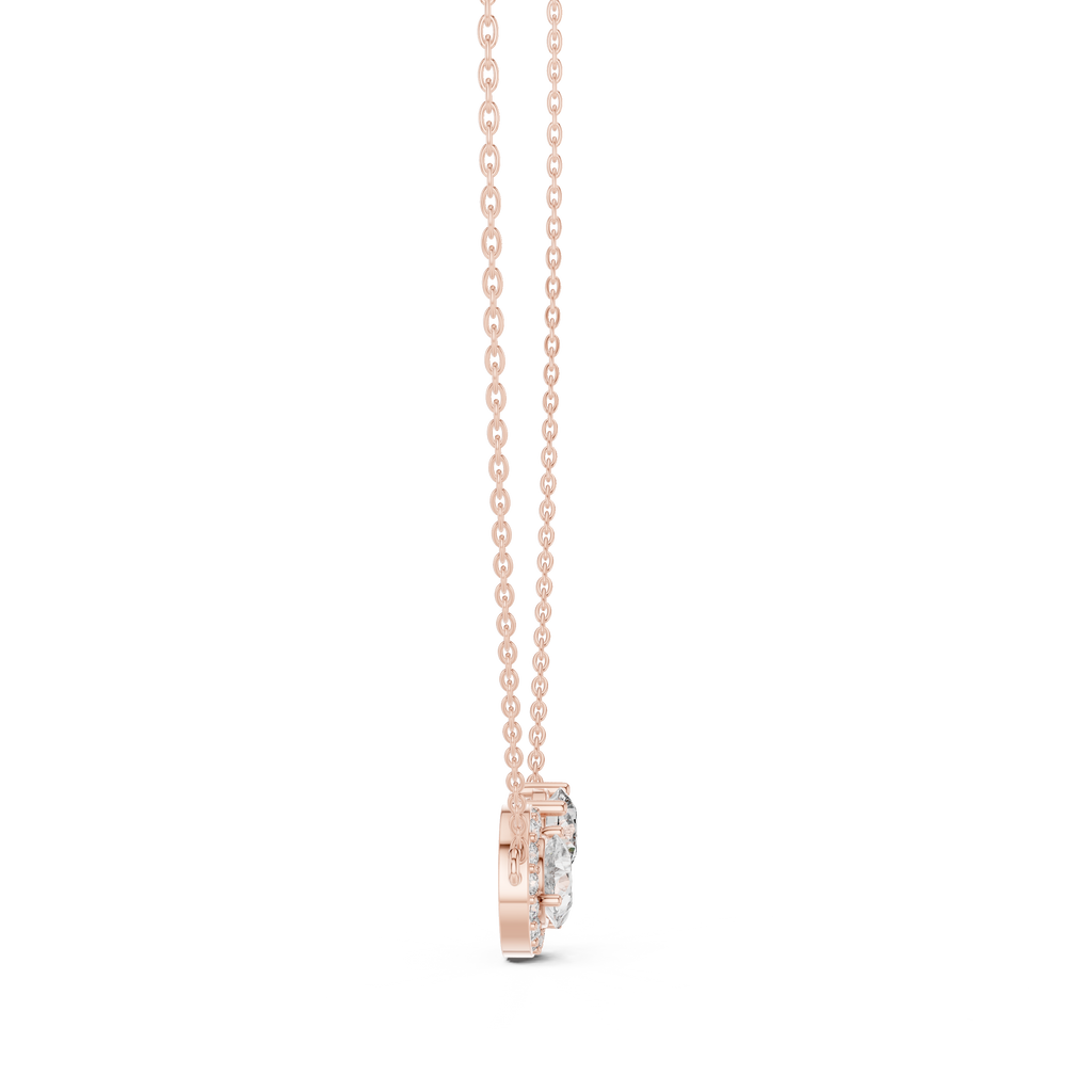 Toi et Moi Halo Pendant