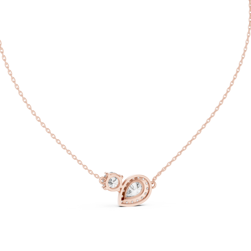 Toi et Moi Halo Pendant