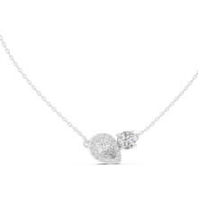 Load image into Gallery viewer, Toi et Moi Halo Pendant
