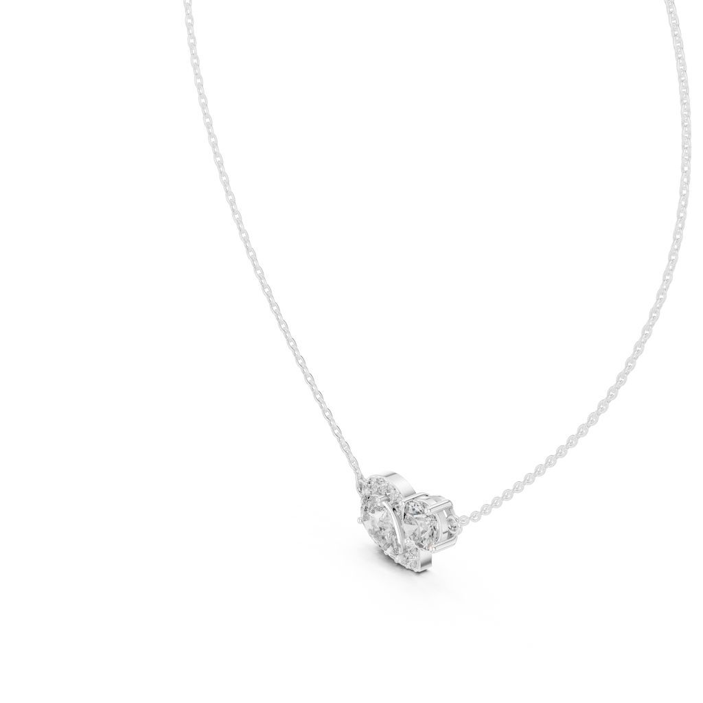 Toi et Moi Halo Pendant