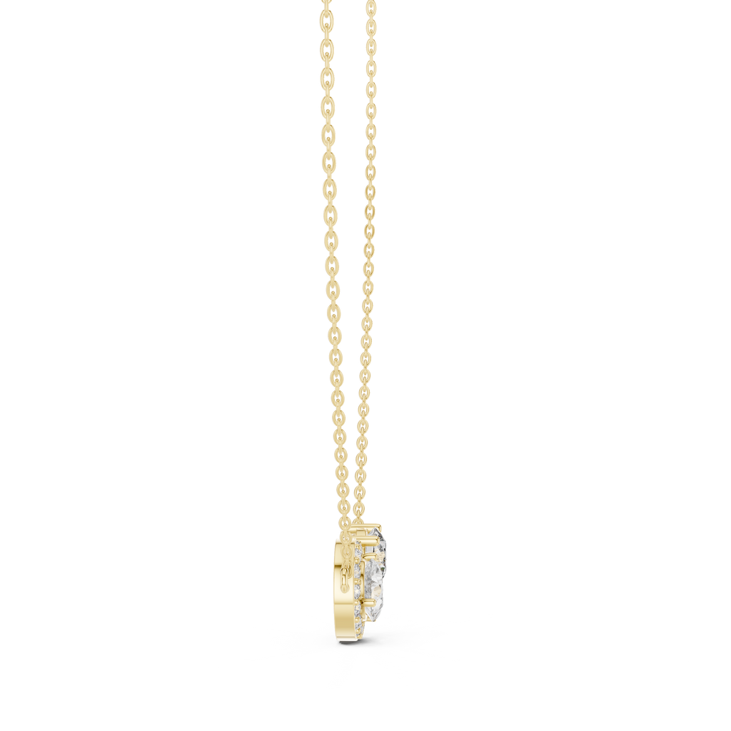 Toi et Moi Halo Pendant