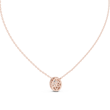 Load image into Gallery viewer, Oval Halo Pendant