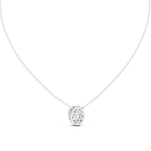 Load image into Gallery viewer, Oval Halo Pendant