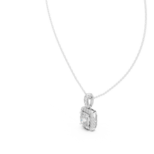 Load image into Gallery viewer, Cushion Halo Pendant