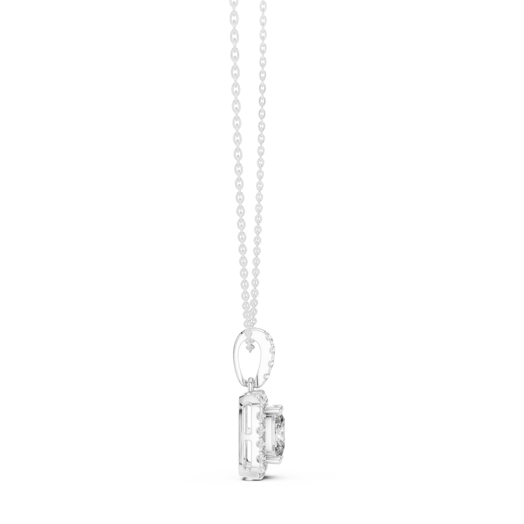Cushion Halo Pendant