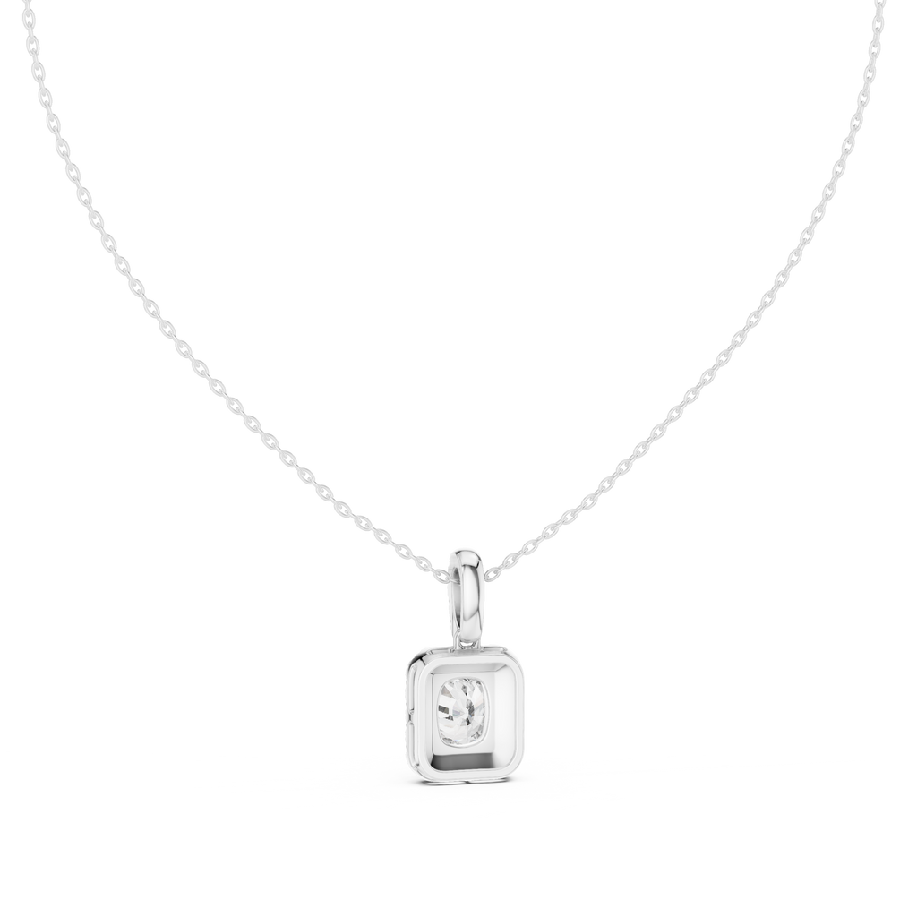 Cushion Halo Pendant