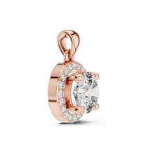 Load image into Gallery viewer, Round Halo Pendant