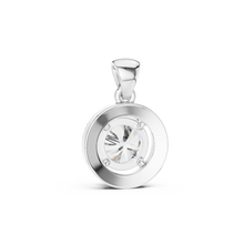 Load image into Gallery viewer, Round Halo Pendant