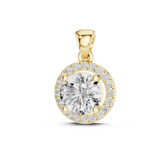 Load image into Gallery viewer, Round Halo Pendant