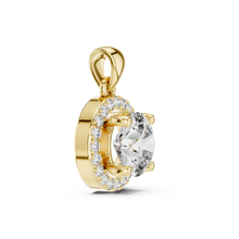 Load image into Gallery viewer, Round Halo Pendant