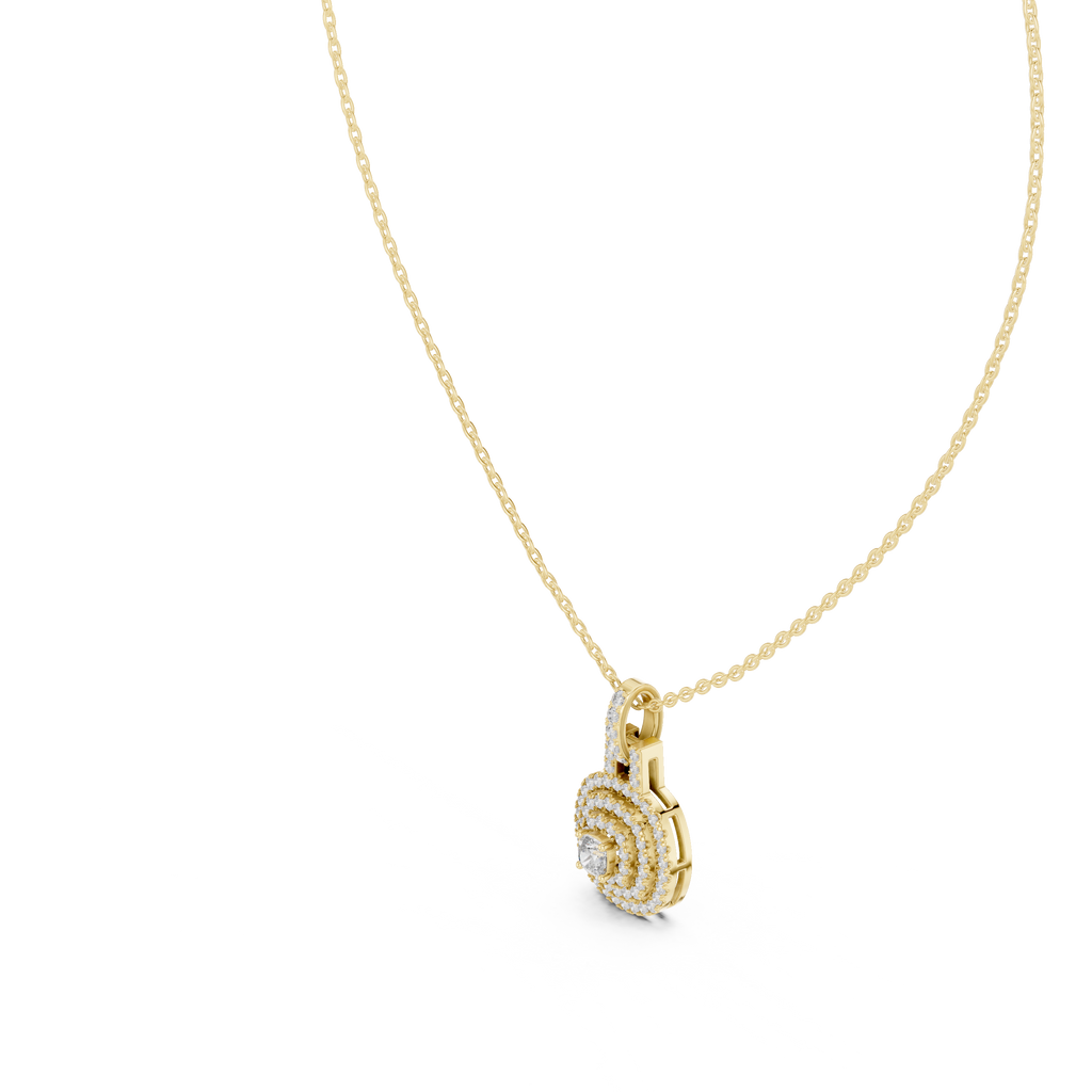 Cushion Pyramid Pendant
