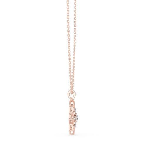 Round Flower Pendant