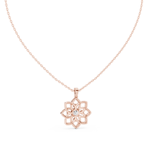 Load image into Gallery viewer, Round Flower Pendant