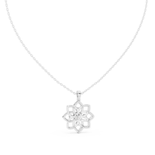 Load image into Gallery viewer, Round Flower Pendant