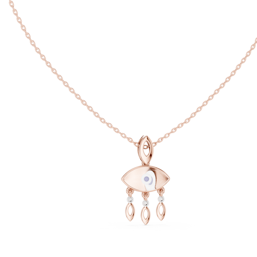 Evil Eye Round Pendant