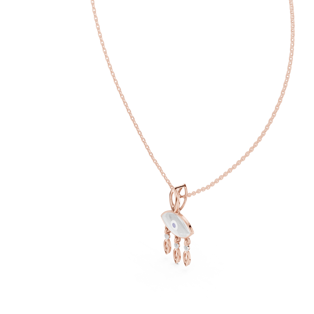 Evil Eye Round Pendant