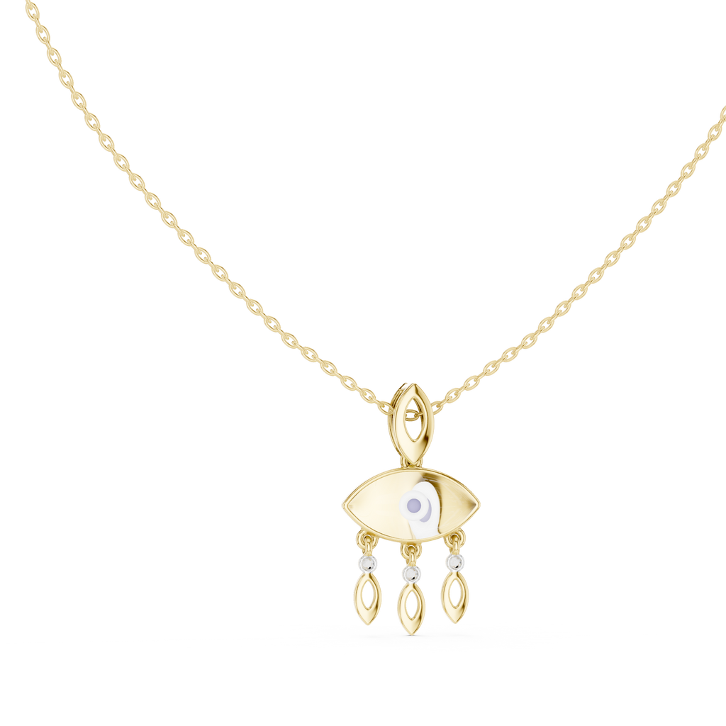 Evil Eye Round Pendant