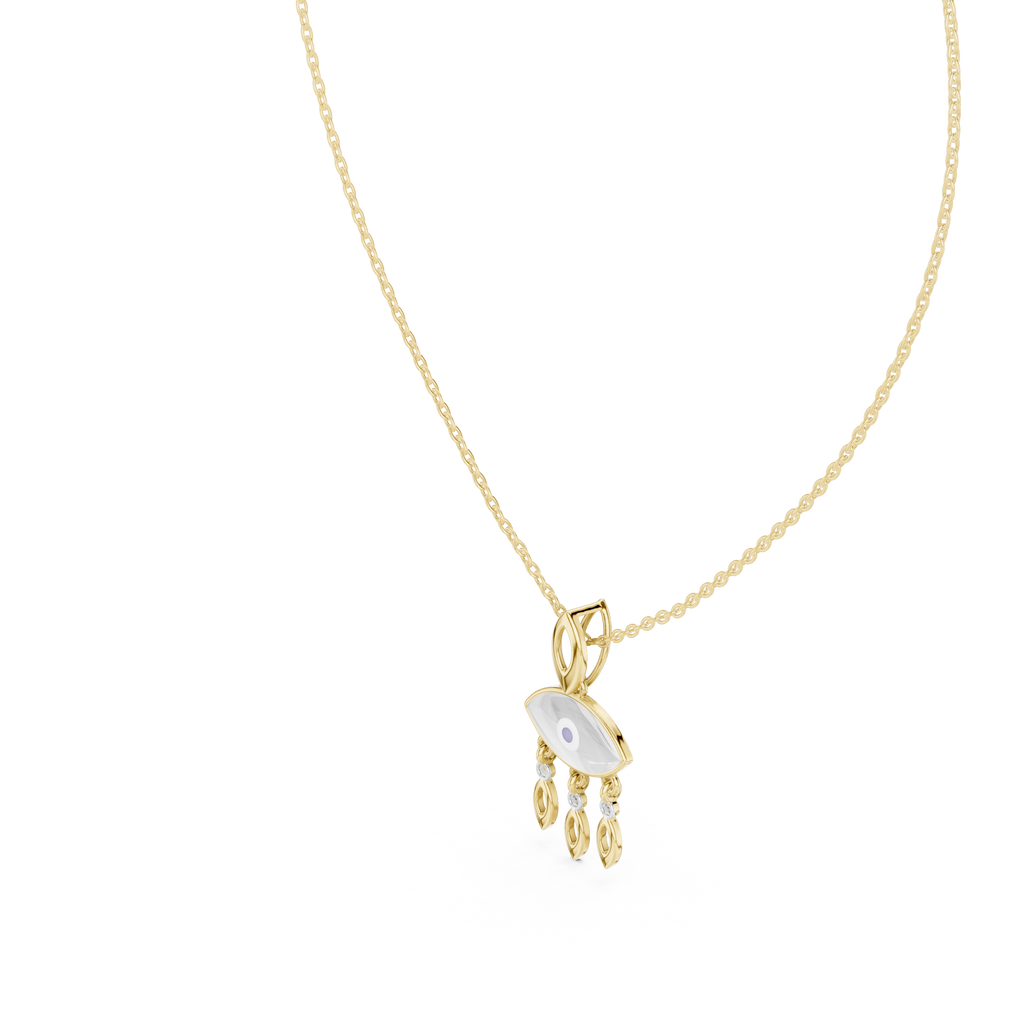 Evil Eye Round Pendant