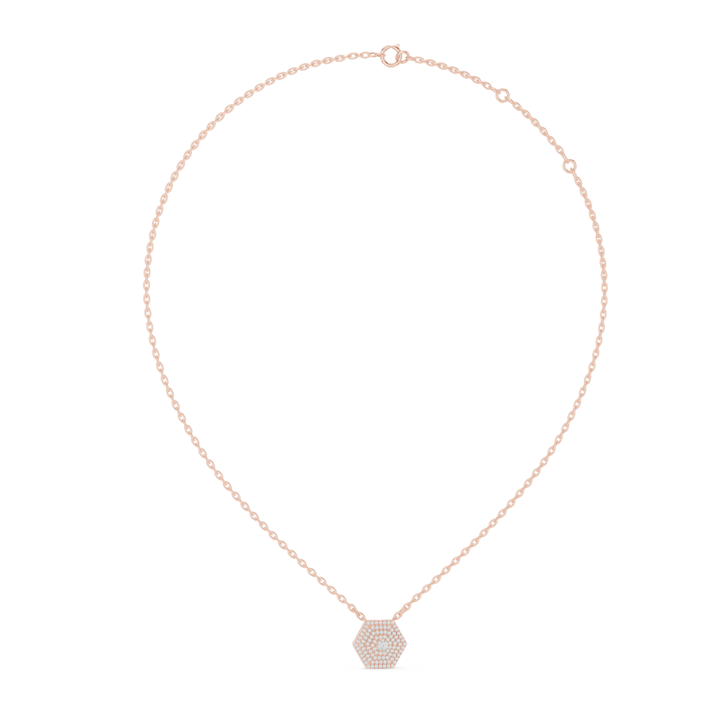 Hexagon Pyramid Pendant