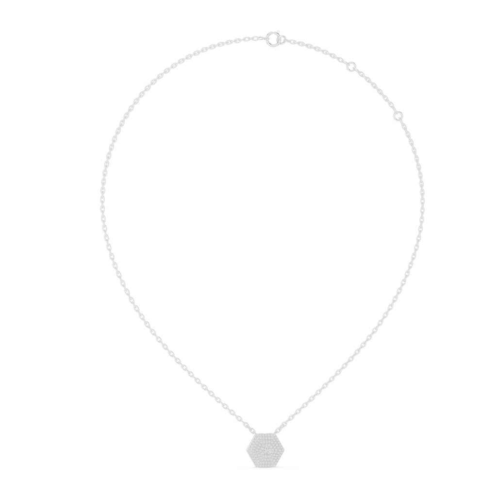 Hexagon Pyramid Pendant