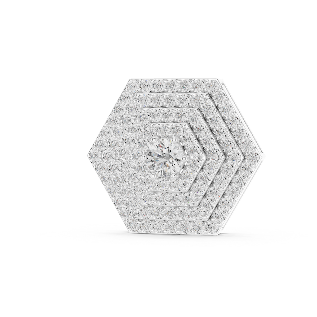 Hexagon Pyramid Pendant