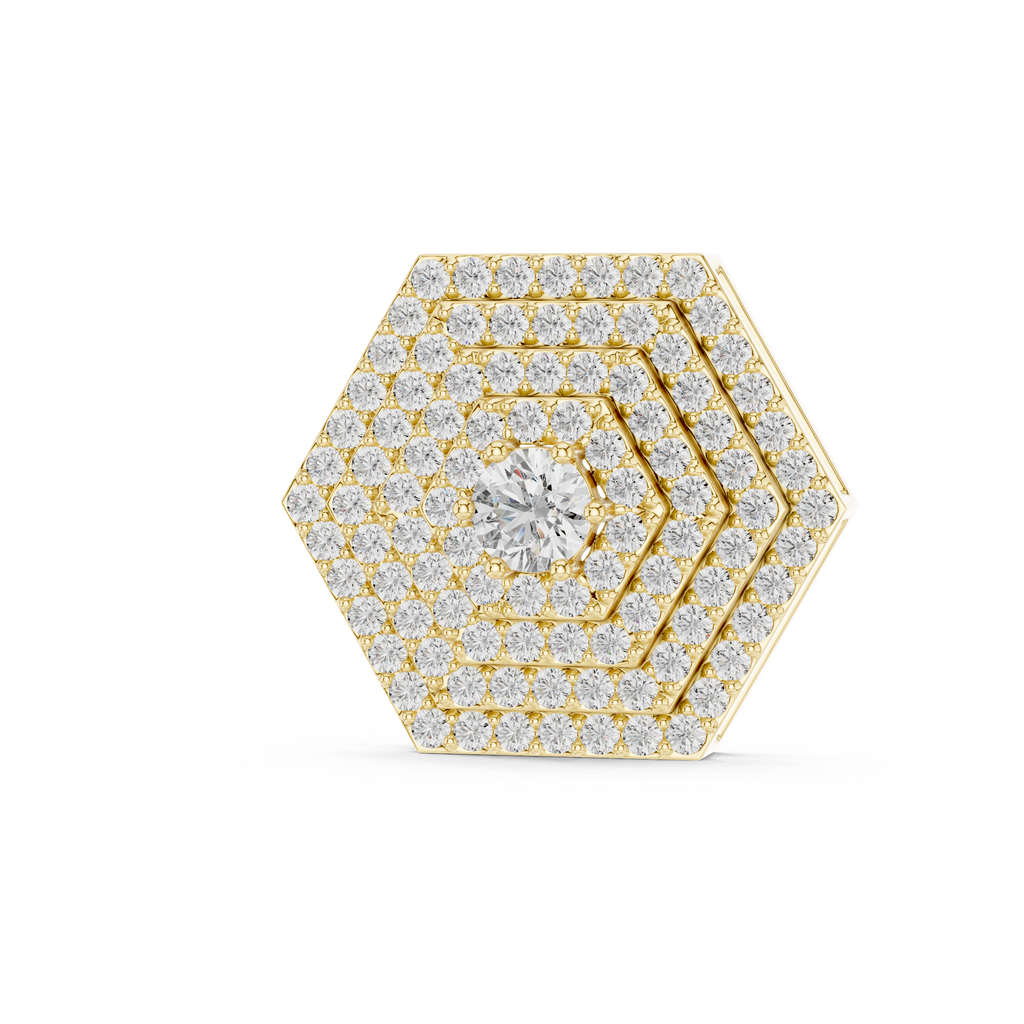 Hexagon Pyramid Pendant
