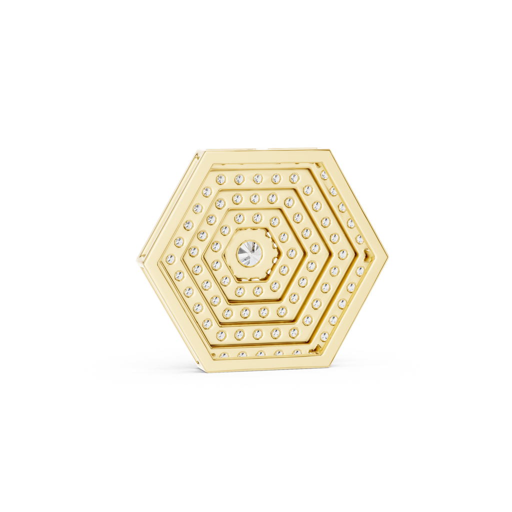 Hexagon Pyramid Pendant