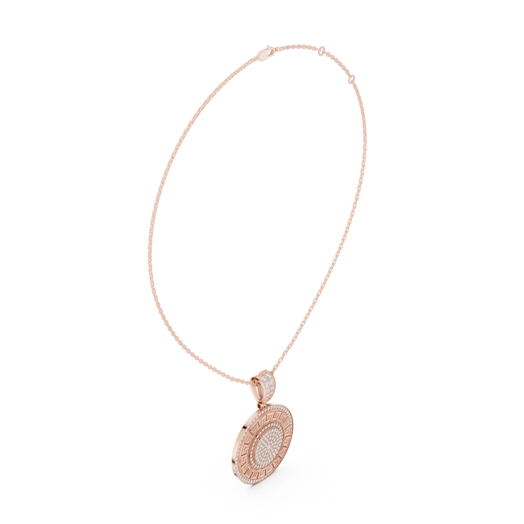 Round Emblem Pendant