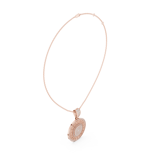 Round Emblem Pendant
