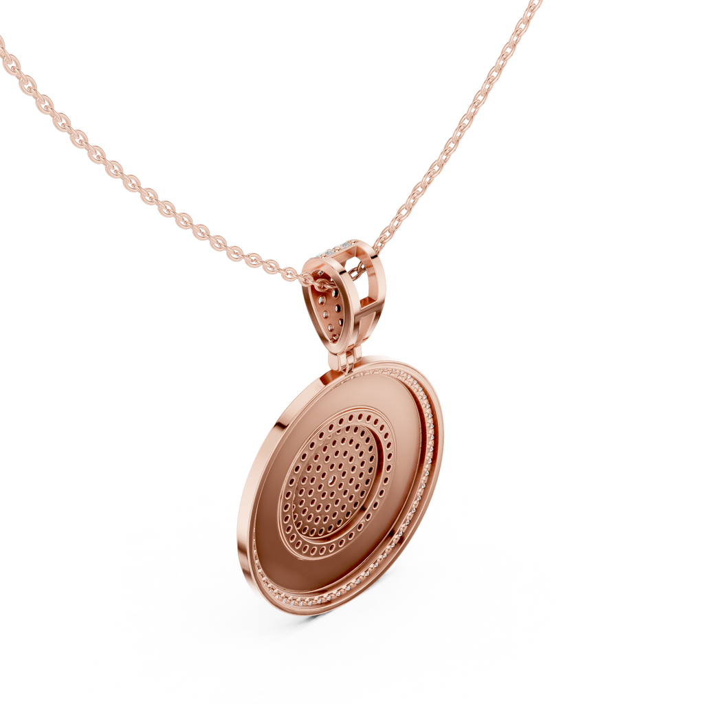 Round Emblem Pendant