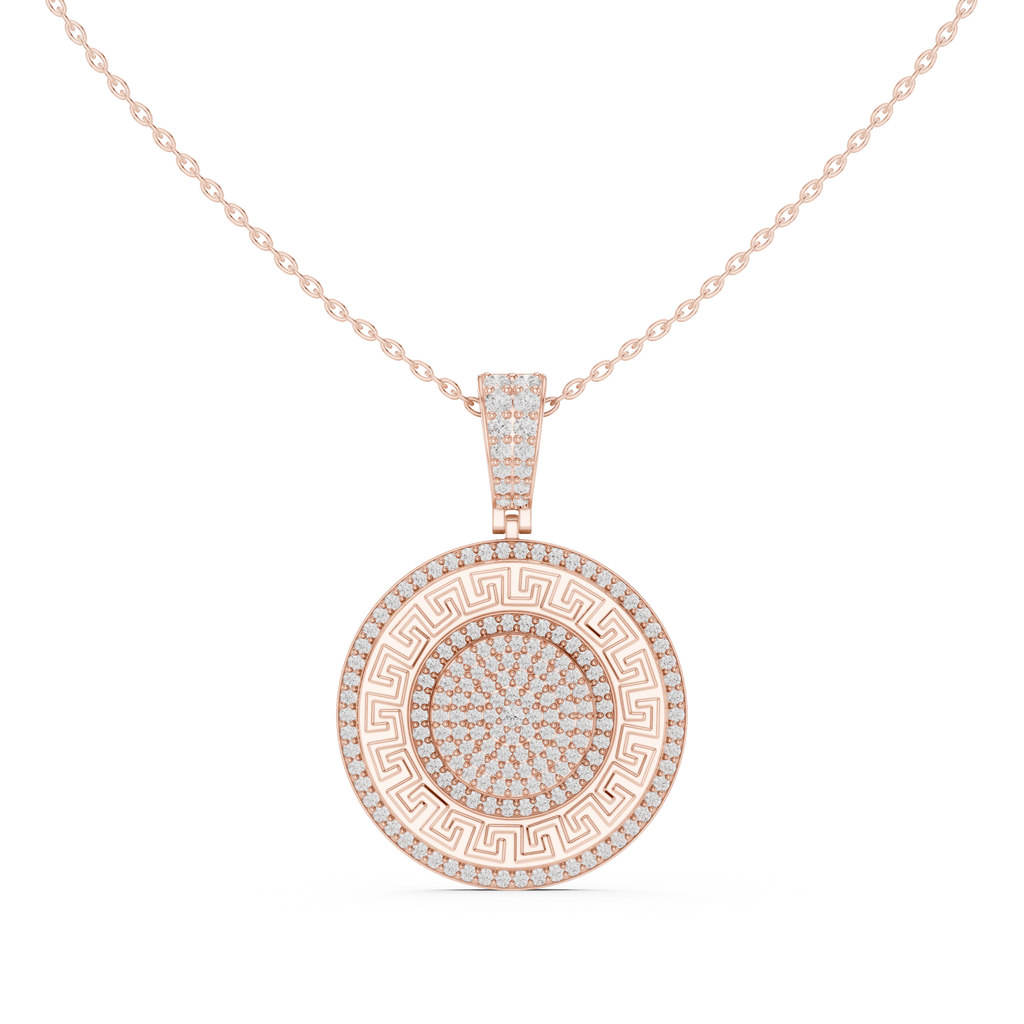 Round Emblem Pendant