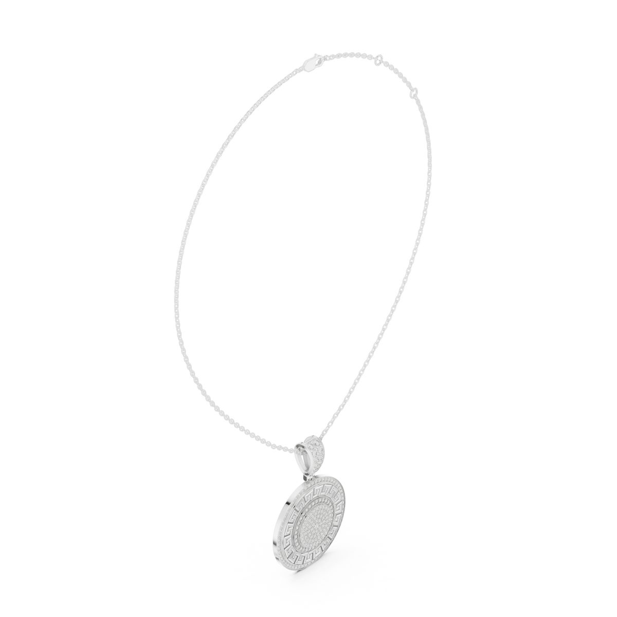 Round Emblem Pendant