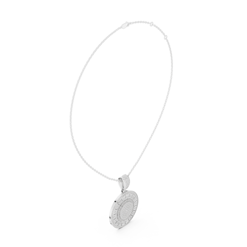 Round Emblem Pendant