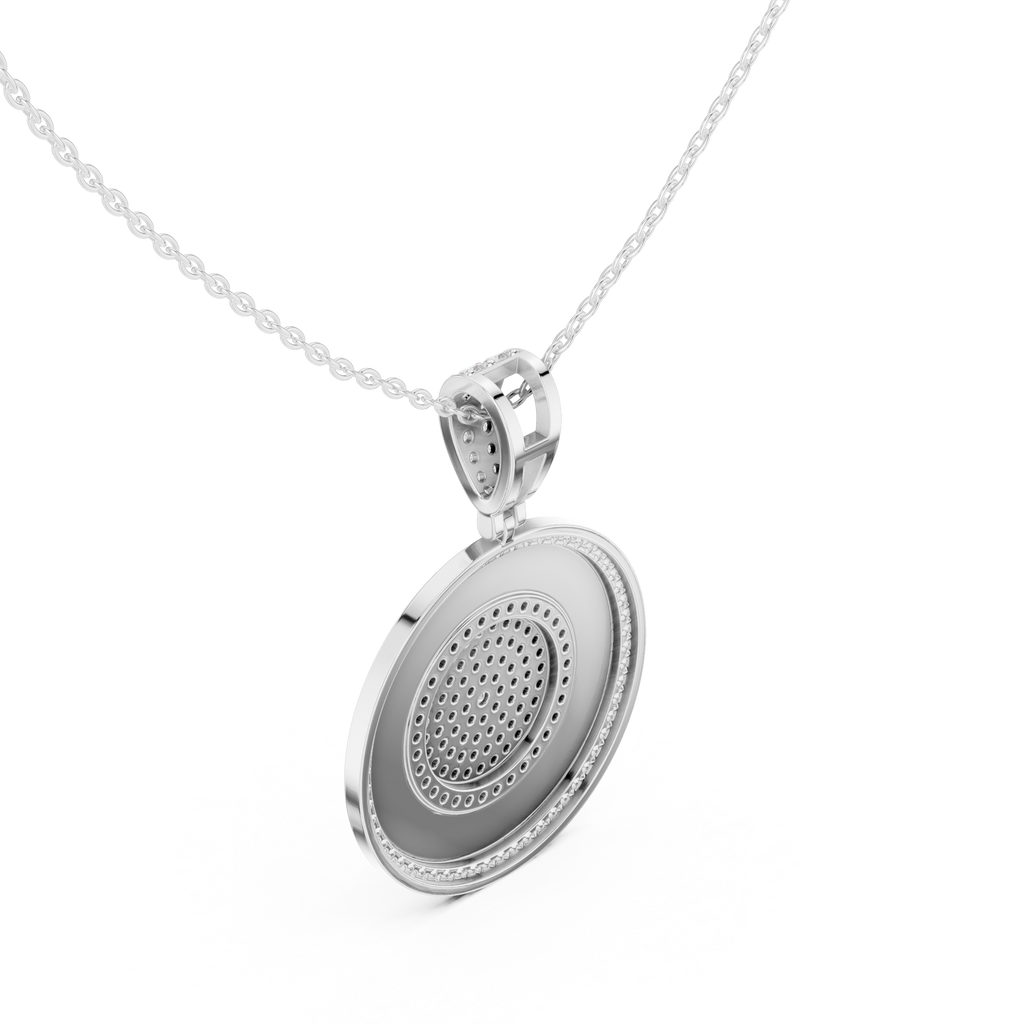 Round Emblem Pendant