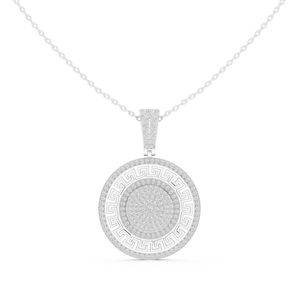 Round Emblem Pendant