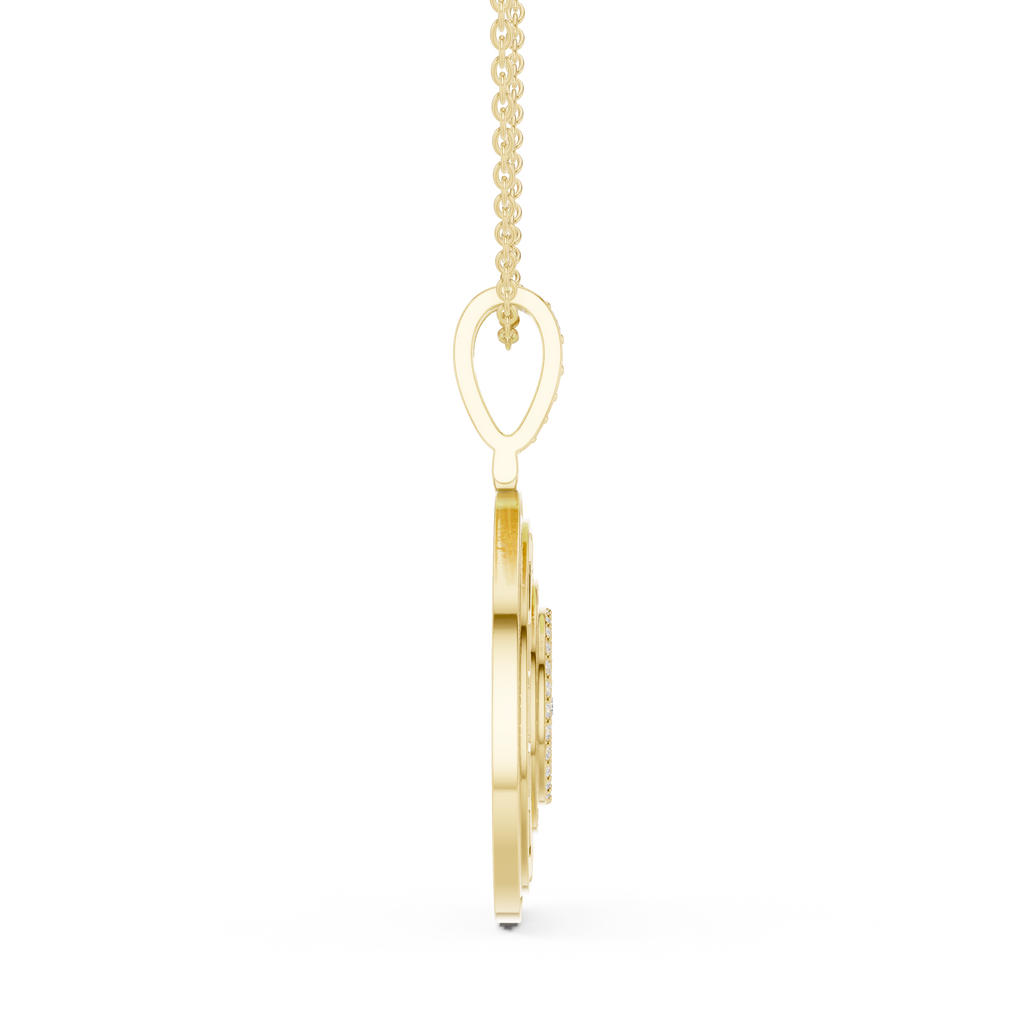 Round Emblem Pendant