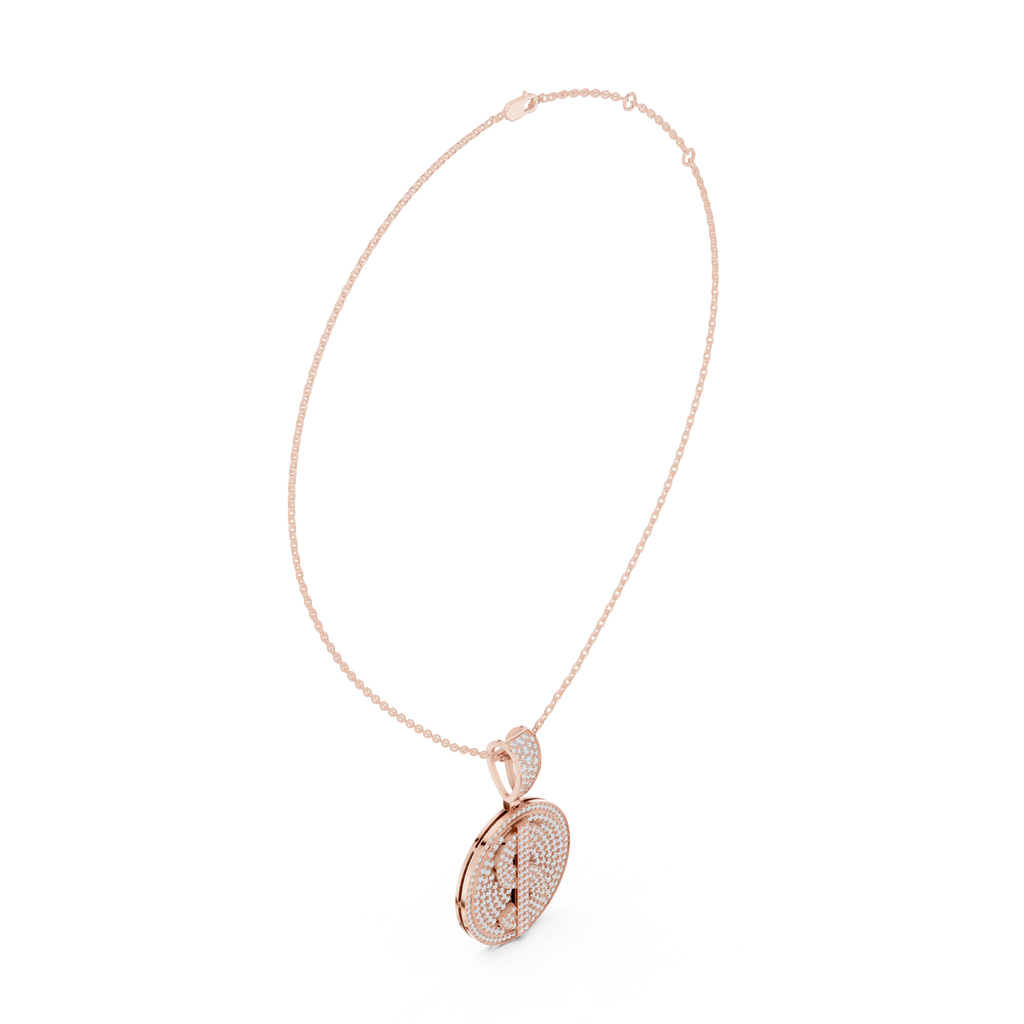 Round Emblem Pendant