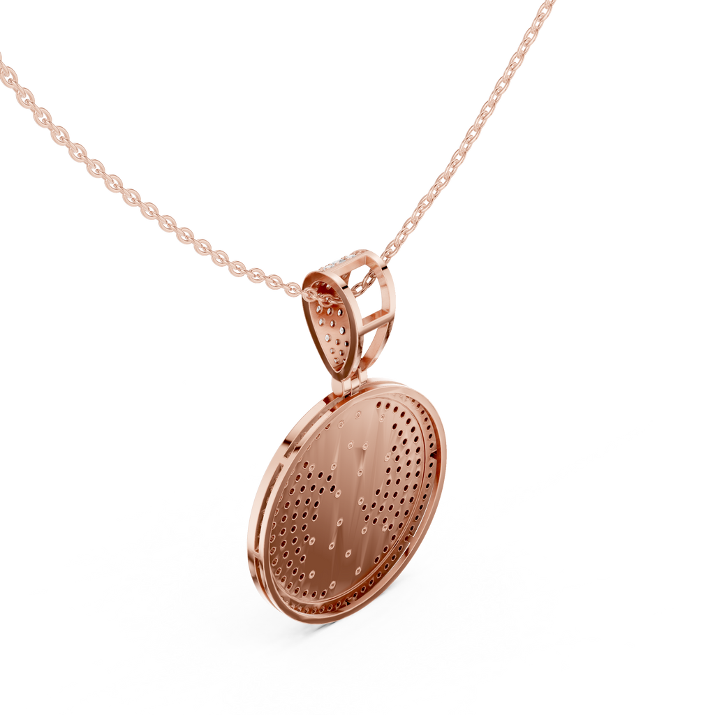 Round Emblem Pendant