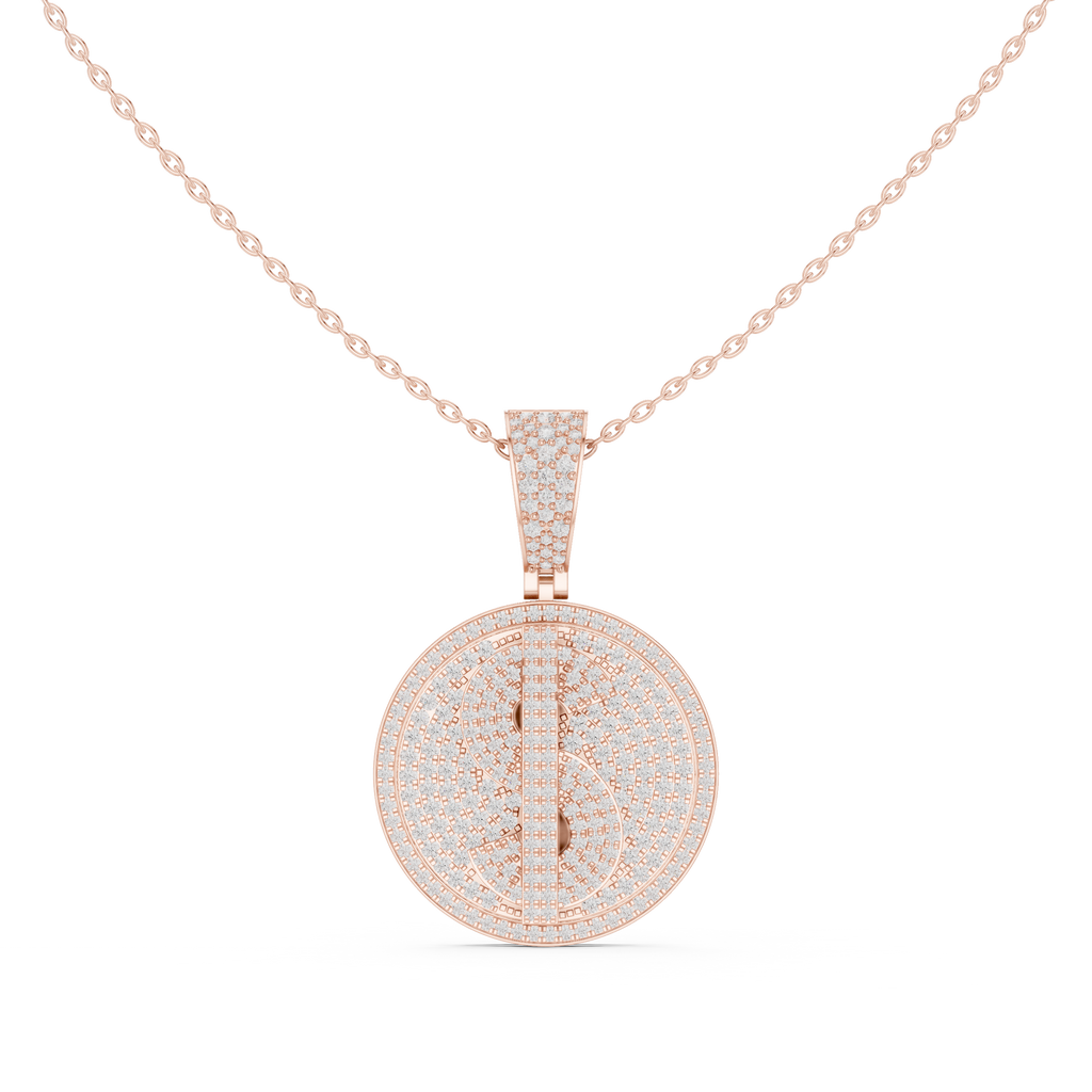 Round Emblem Pendant