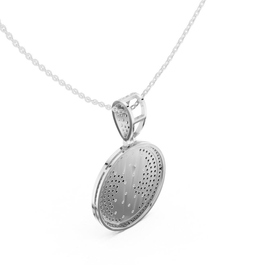 Round Emblem Pendant