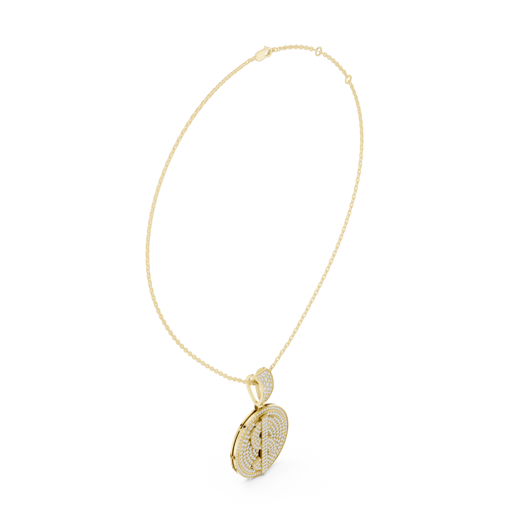 Round Emblem Pendant