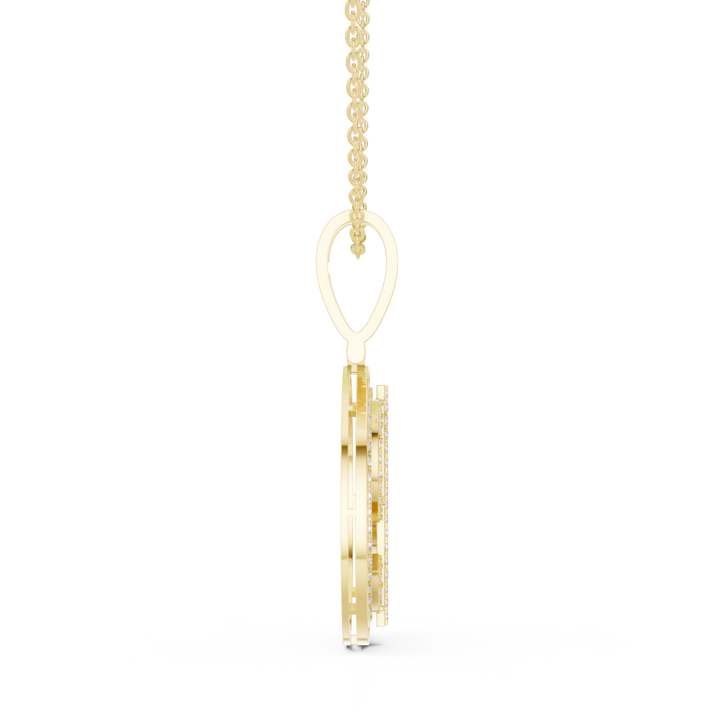 Round Emblem Pendant