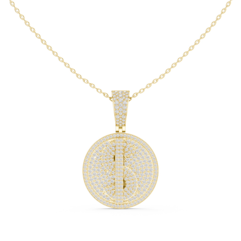 Round Emblem Pendant