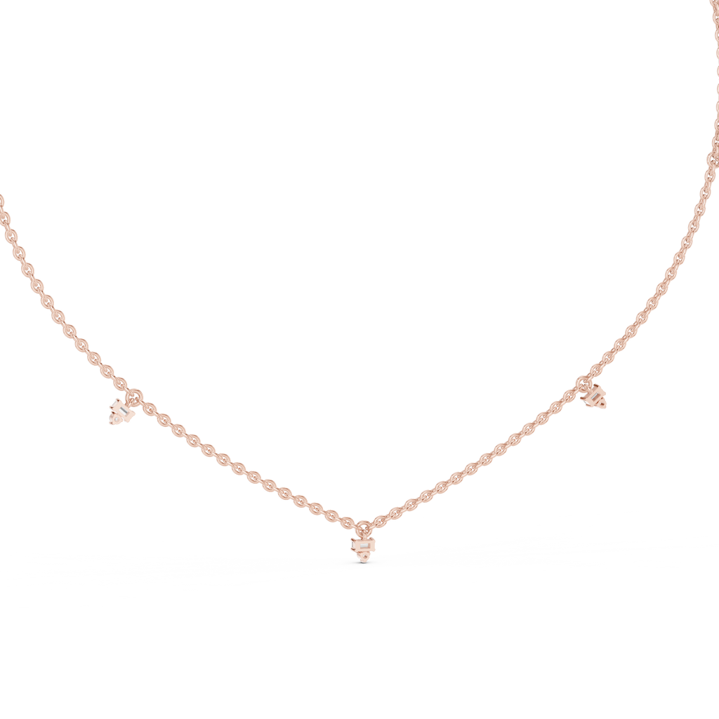Baguette Round Pendant