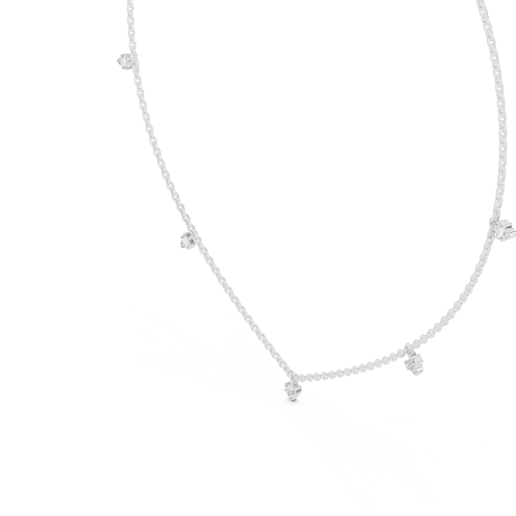 Baguette Round Pendant