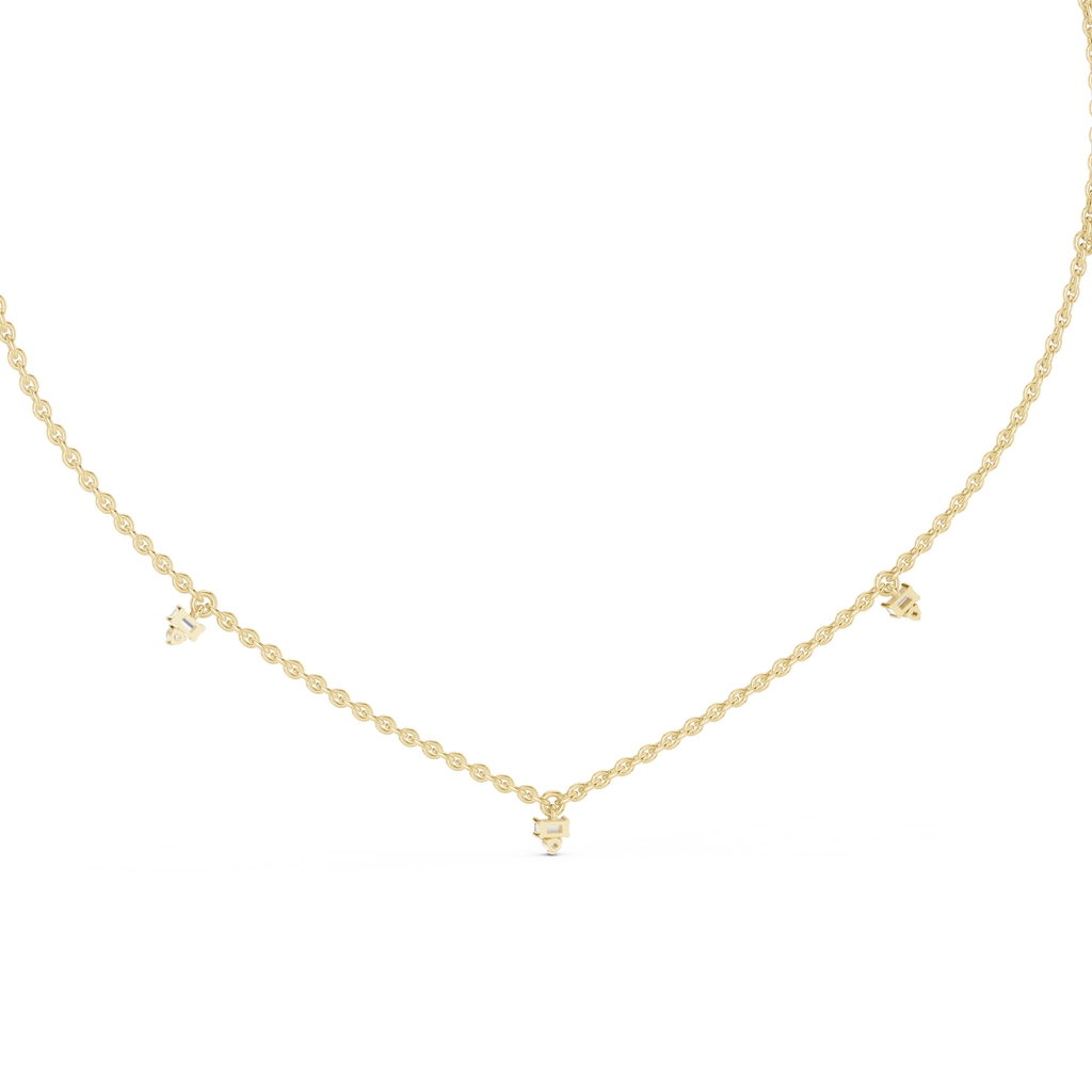 Baguette Round Pendant