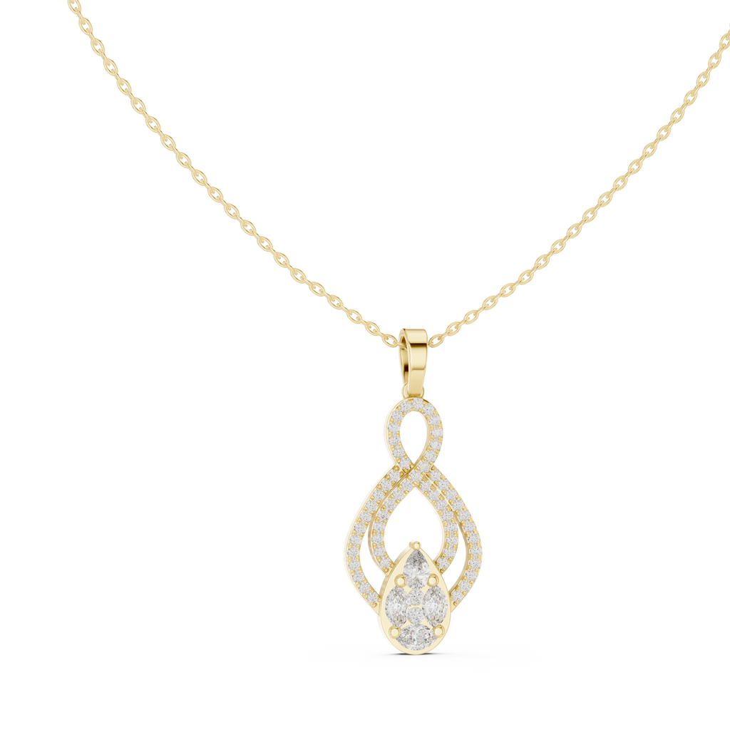 Marquise Pear Pendant