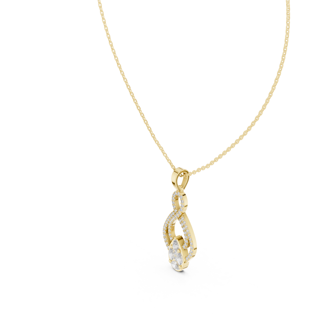 Marquise Pear Pendant