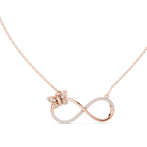 Butterfly Infinity Pendant